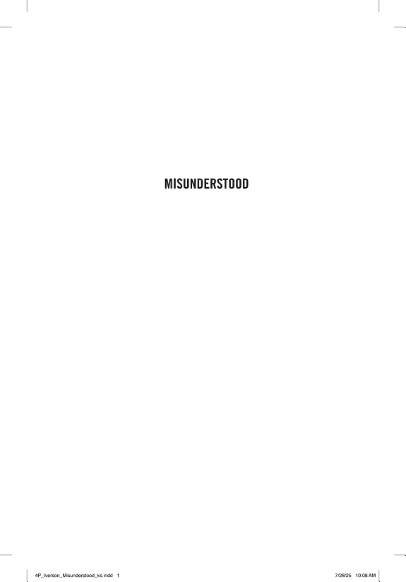 Misunderstood looks like the kind of book I would mention to a friend first